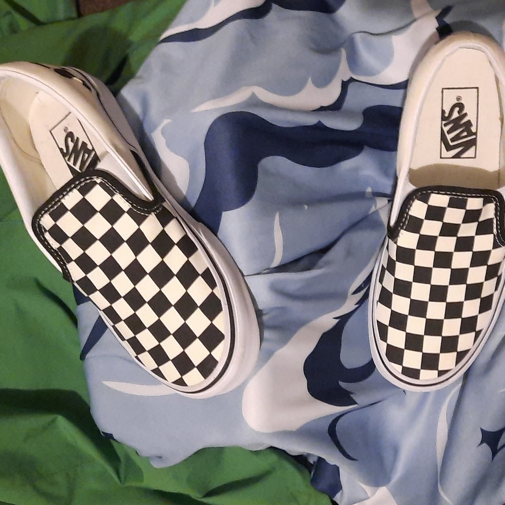 Classic checkered Van slip on
